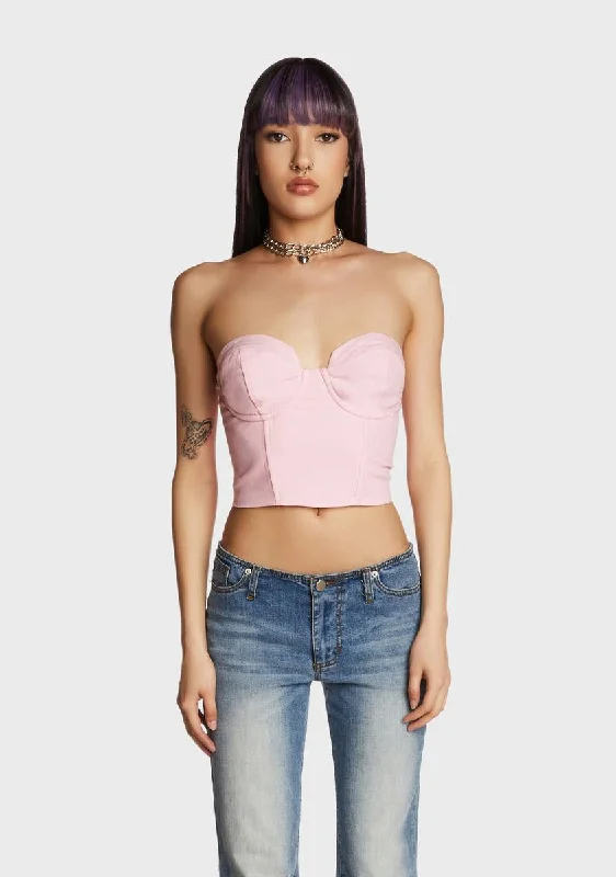 Hexed Up Tube Top - Pink From Casual To Classy