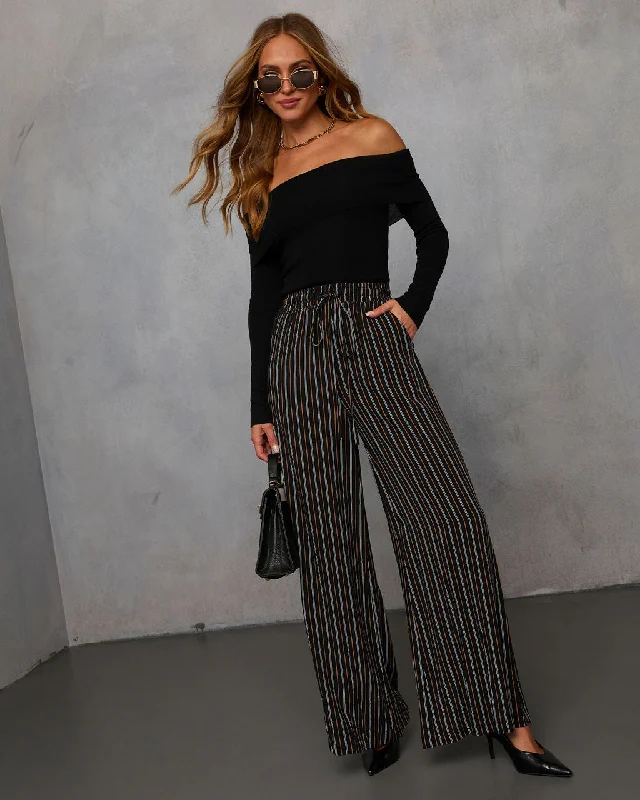 Misha Wide Leg Striped Pants Spring Fling Sale