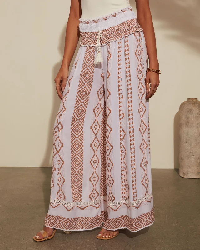 Maylah Printed Wide Leg Pants Special Offers