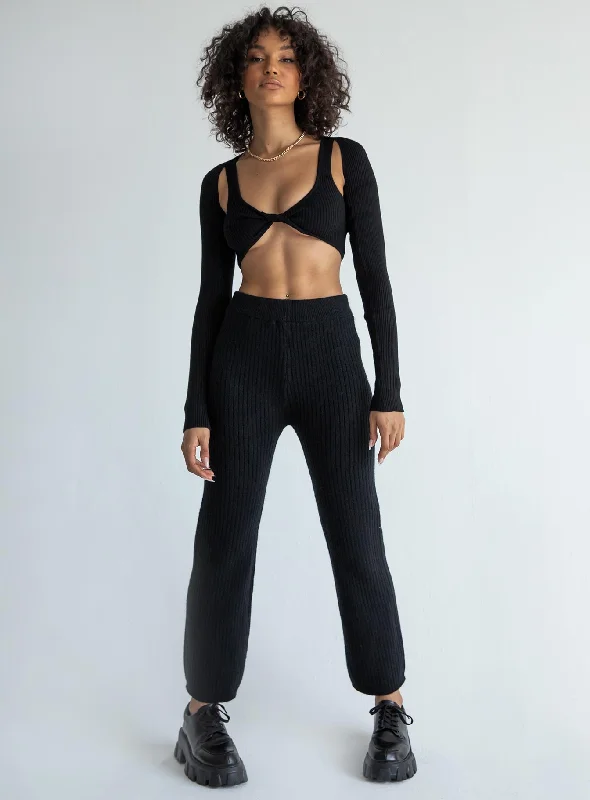 Alma Pants Black Redefining Women's Fashion