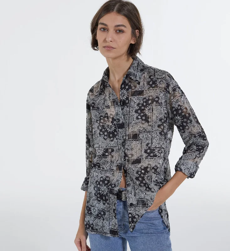 Bandana Print Shirt New Arrivals