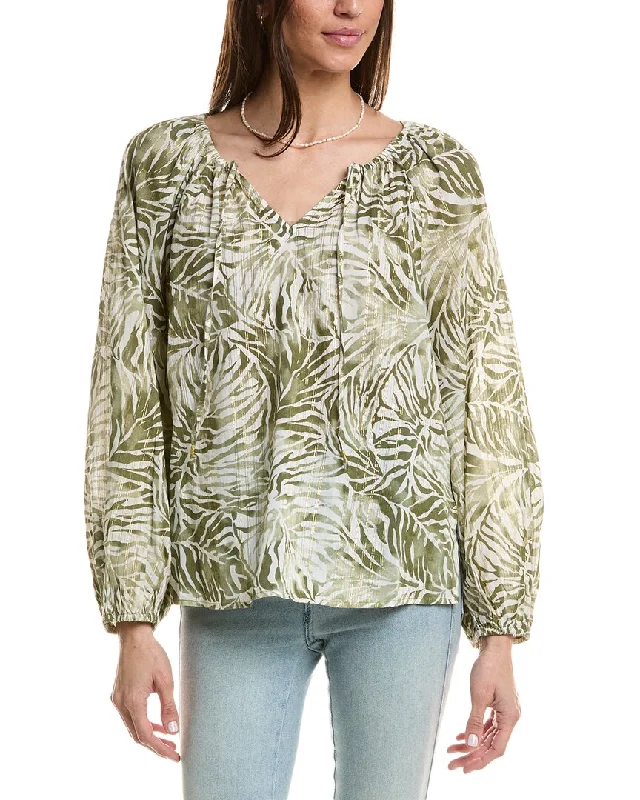 Tommy Bahama Monstera Mirage Peasant Top Elevate Your Wardrobe