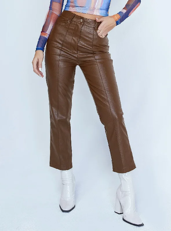 Dusty Pants Brown Trendy Women's Collection