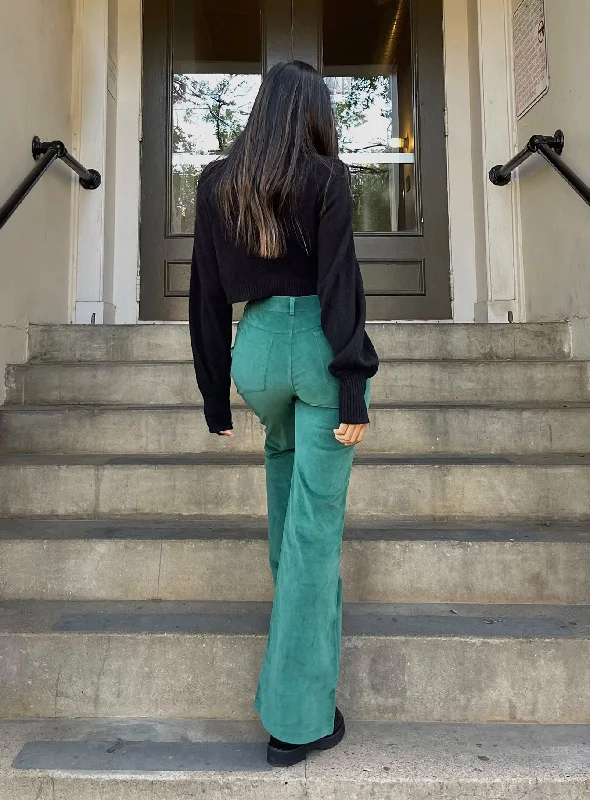 Nadia Pants Green The Epitome Of Modern Women's Fashion