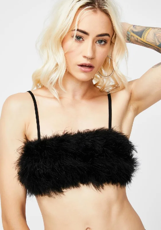 Lala La Fleur Boob Tube- Black Innovate Your Wardrobe