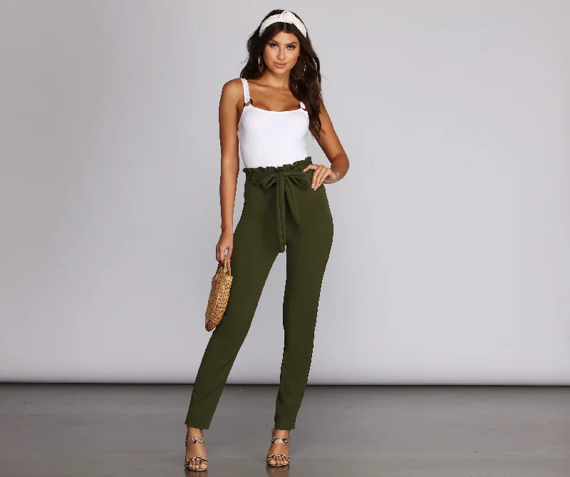 Good On Paperbag Tapered Pants Browse Our Top Products