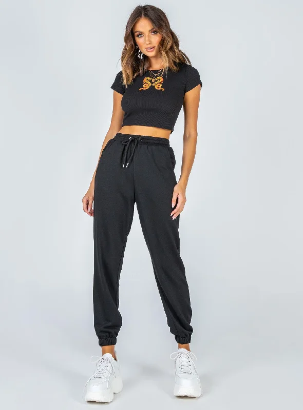 Nero Sweat Pants Black Last Chance Sale