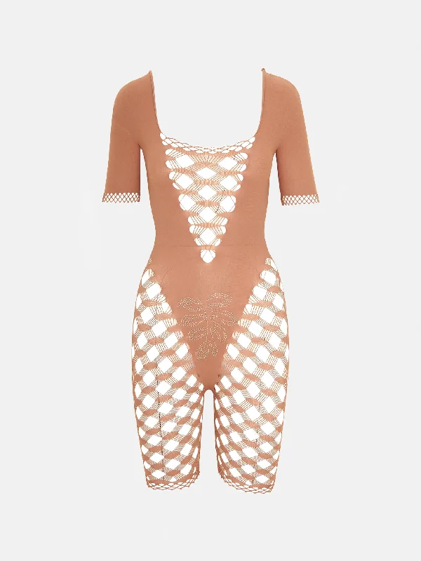 Shelly Playsuit Latte Exclusive Discounts