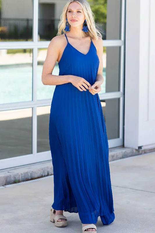 Warm Summer Nights Royal Blue Maxi Dress Limited Edition