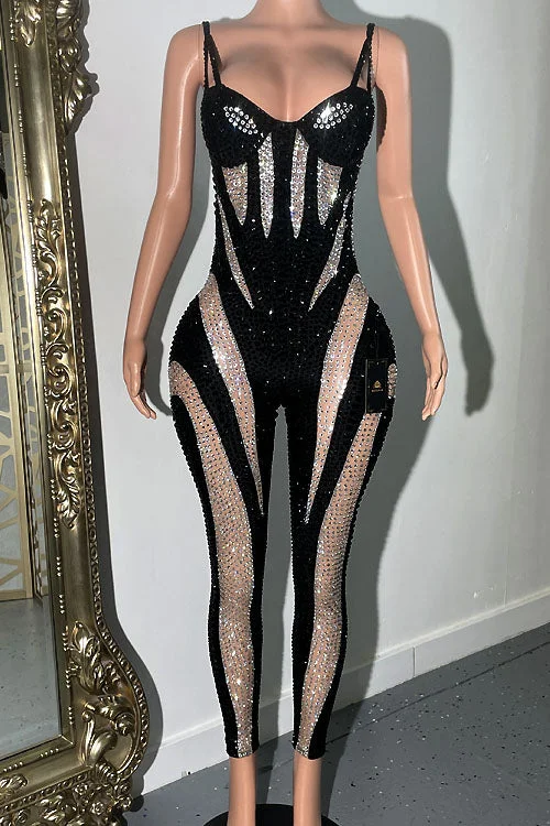 Kassidy Rhinestone Bodysuit Set (Ready To Ship) Trendy Threads