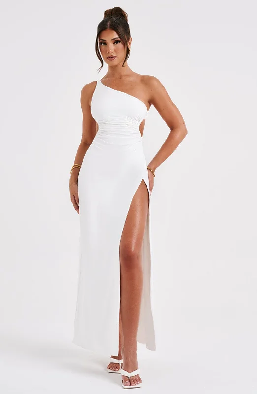 Alecia Maxi Dress - White Odd Size Clearance Sale