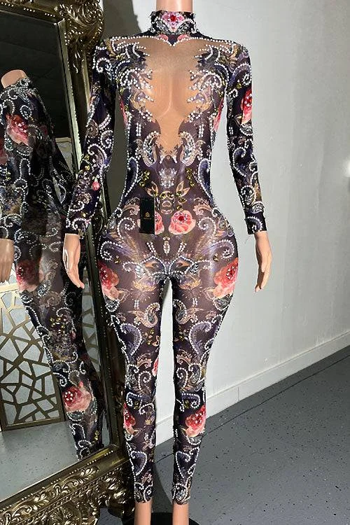 Kaiya Rhinestone Bodysuit Find Your Unique Flair