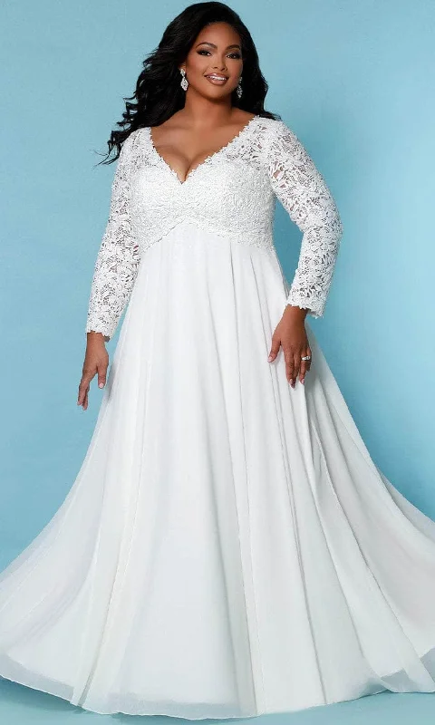 Sydney's Closet Bridal - SC5276 Lace Empire Bridal Gown Clearance Event