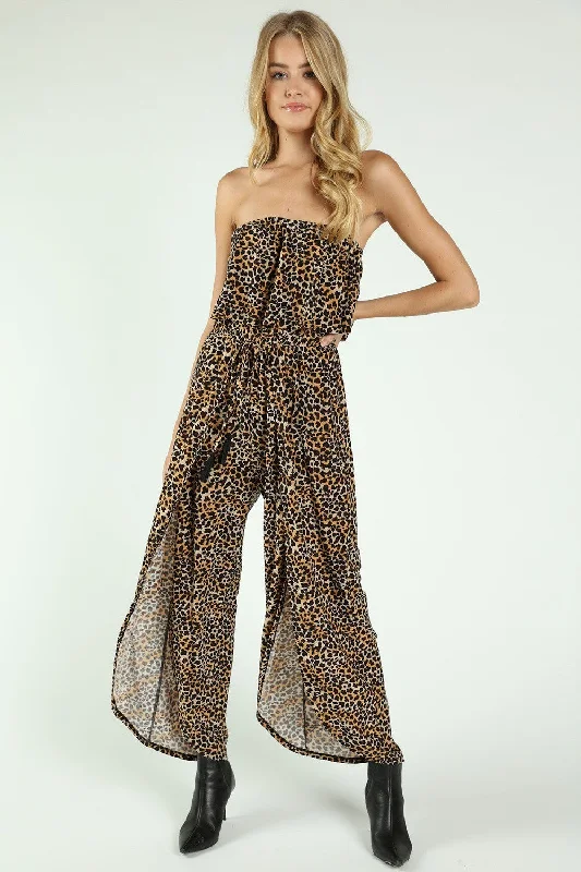 Born to be Wild Leopard Jumpsuit Crazy Price Slashing