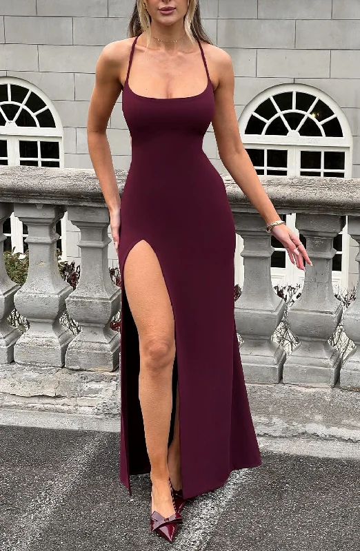 Beatrix Maxi Dress - Cherry Lacquer Versatile Outfits