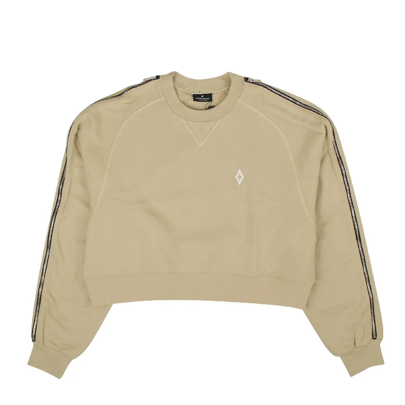 Beige ATMOSPHERA OPEN SIDE CREWNECK Stylish Savings