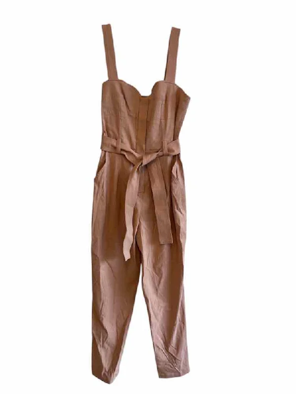 A.L.C. Pink & Beige Size 10 Jumpsuit Casual Chic