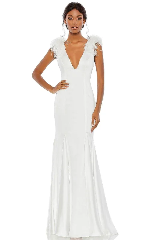 Mac Duggal 68137 - Sleeveless V-neck Formal Dress Athleisure Wear Special Offer