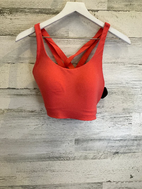 Athletic Bra By Lululemon In Coral Essentials On Sale