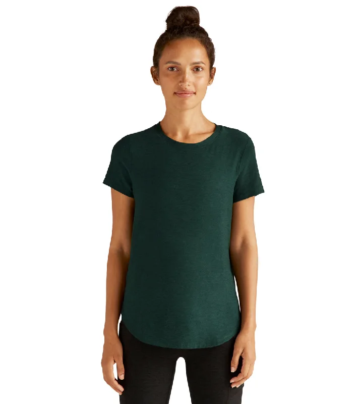 Beyond Yoga Featherweight One And Only Maternity Tee Midnight Green Heather Special Offers