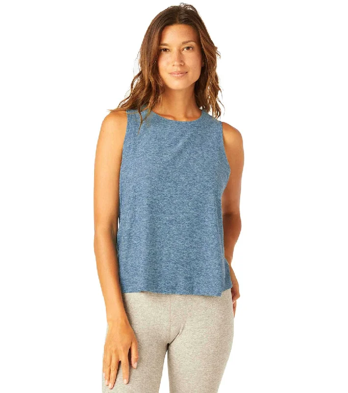 Beyond Yoga Featherweight Spacedye Balanced Muscle Yoga Tank Stormy Blue-Blue Cloud Save On Inspired Styles