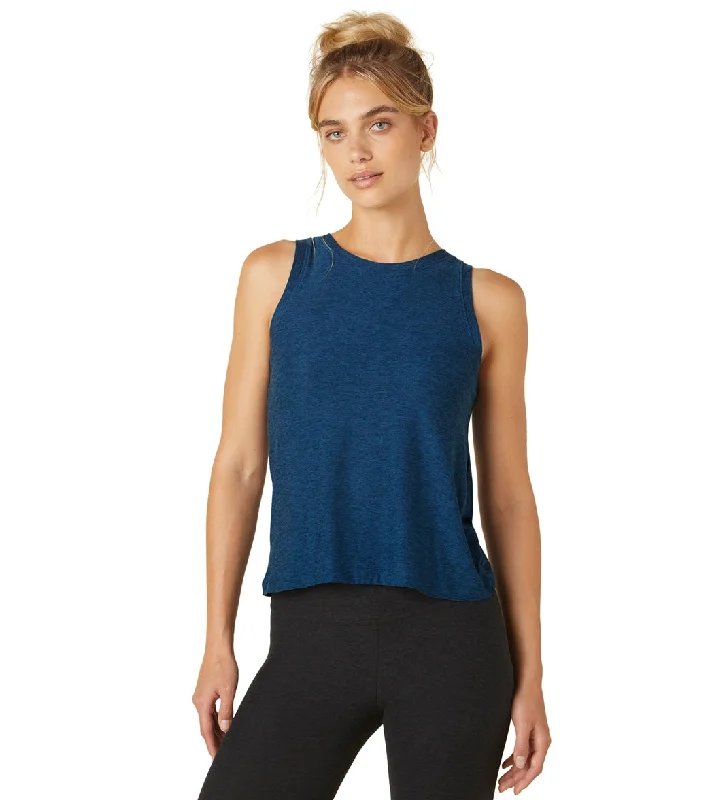 Beyond Yoga Featherweight Spacedye Rebalance Tank Celestial Blue Heather Limited Stock, Big Discounts