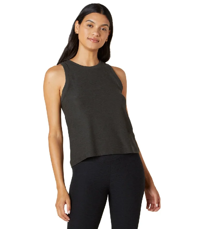 Beyond Yoga Featherweight Spacedye Rebalance Tank Darkest Night Update With Cottagecore Styles