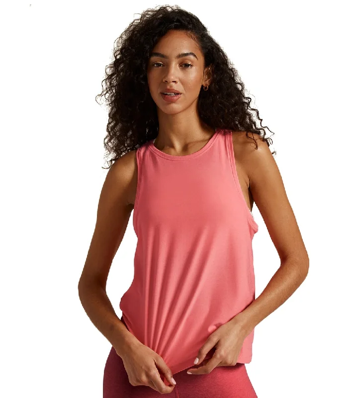 Beyond Yoga Featherweight Spacedye Rebalance Tank Sun Kissed Coral Heather Find Your Unique Flair