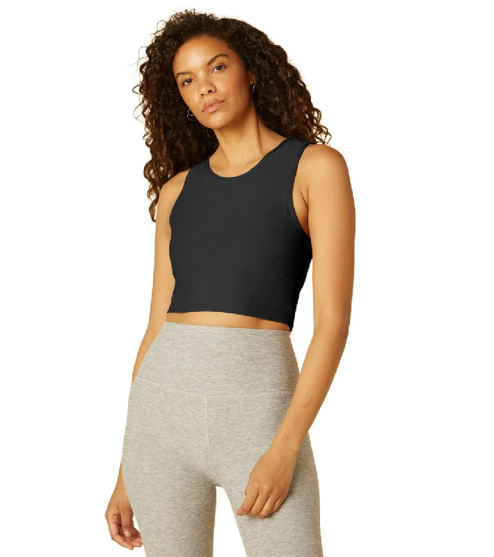 Beyond Yoga Featherweight Top Notch Cropped Tank Luxe Layering