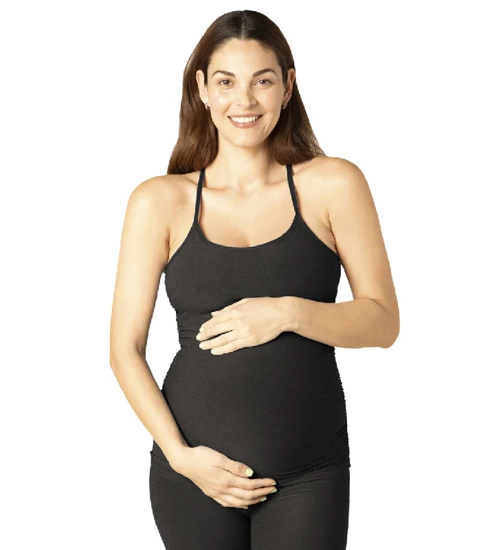 Beyond Yoga Maternity Spacedye Slim Racerback Tank Darkest Night Shop Sale Items