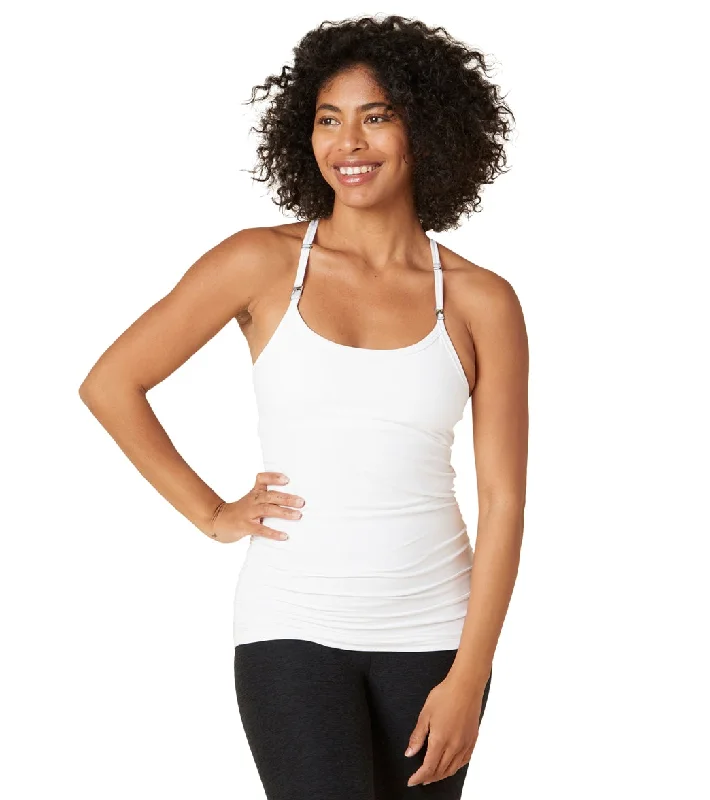 Beyond Yoga Nursing Cami Cloud White Mid Season Sale