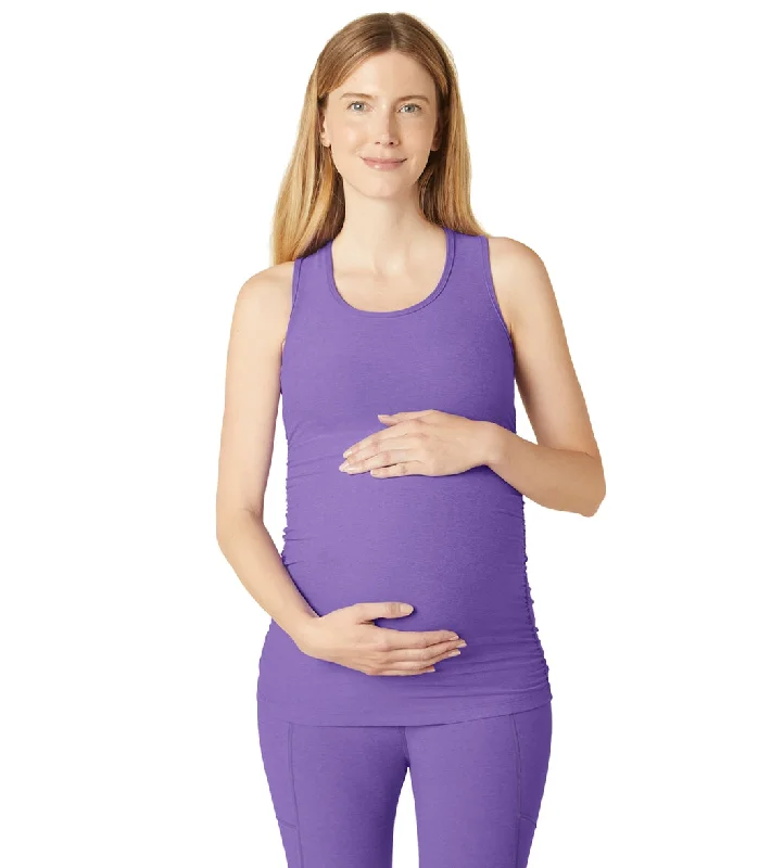 Beyond Yoga Spacedye Bases Covered Maternity Racerback Tank Bright Amethyst Heather Exclusive Deals Online