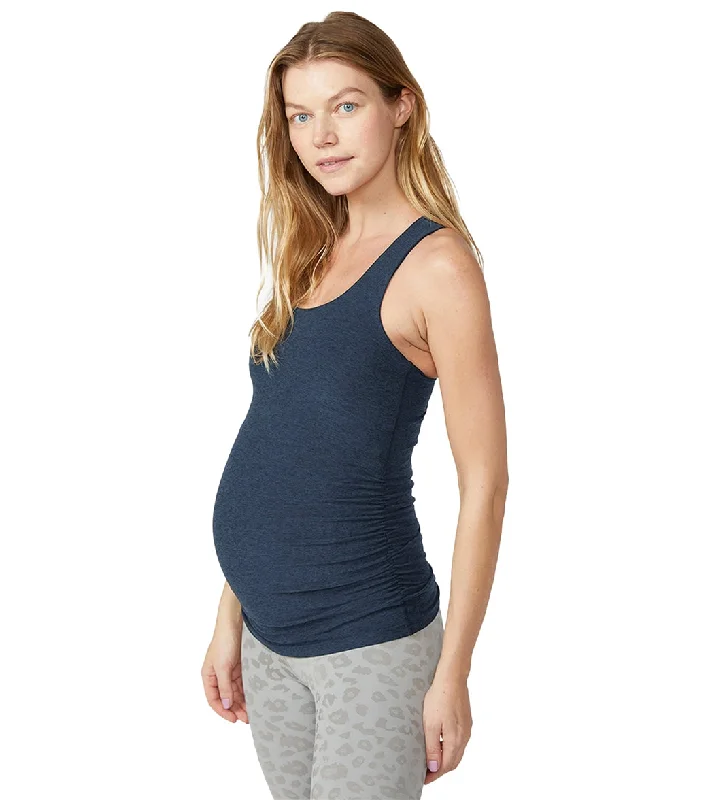 Beyond Yoga Spacedye Bases Covered Maternity Racerback Tank Nocturnal Navy Travel Essentials