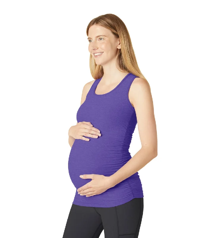 Beyond Yoga Spacedye Bases Covered Maternity Racerback Tank Ultraviolet Heather Athleisure Wear Special Offer