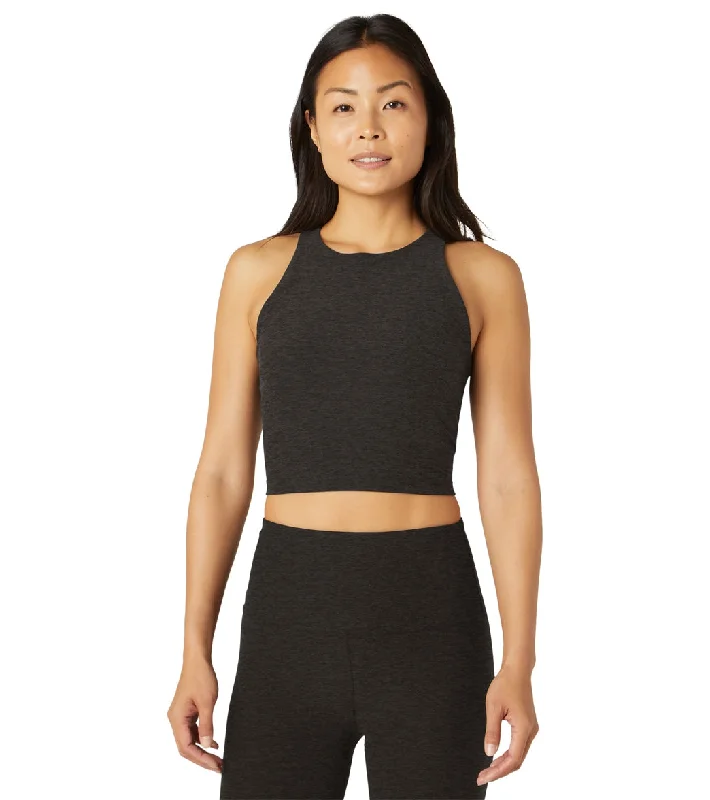 Beyond Yoga Spacedye Refocus Cropped Tank Darkest Night End Of Season Clearance