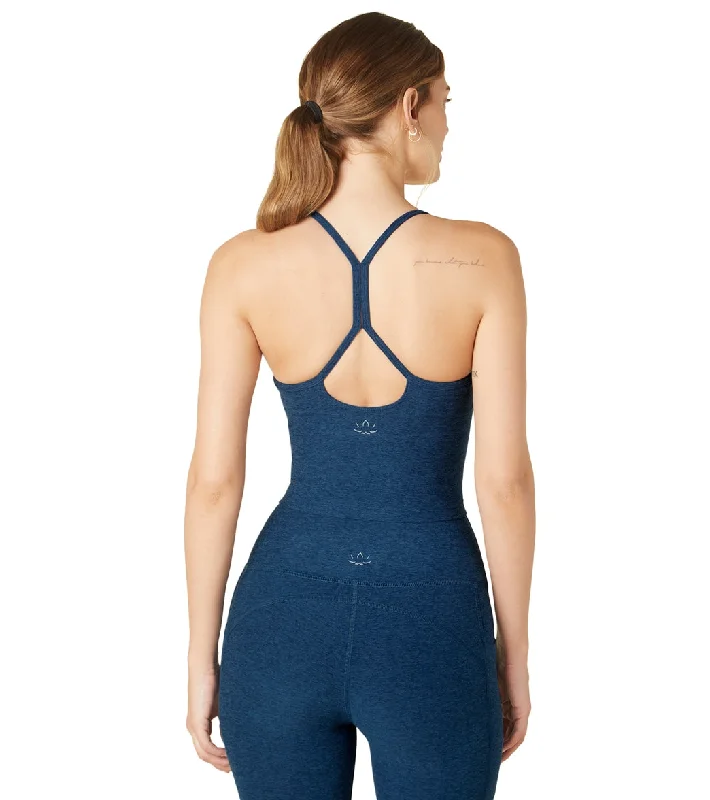 Beyond Yoga Spacedye Slim Racerback Cropped Tank Celestial Blue Heather Versatile Wardrobe Essentials