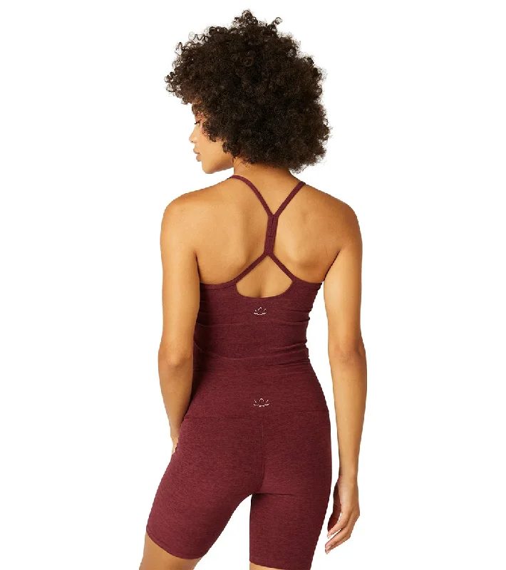 Beyond Yoga Spacedye Slim Racerback Cropped Tank Deep Merlot Style Upgrade