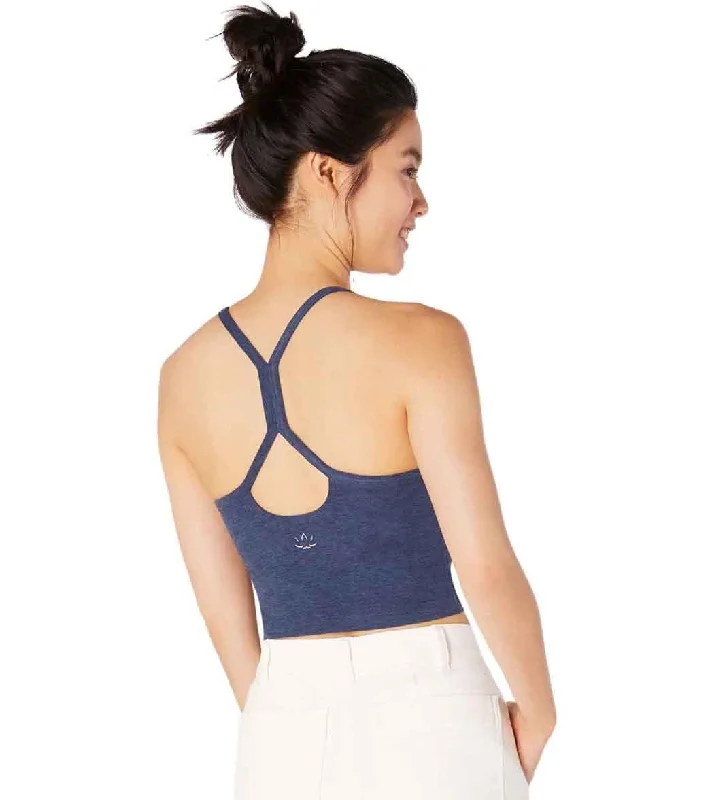 Beyond Yoga Spacedye Slim Racerback Cropped Tank Insignia Navy Popular Collection