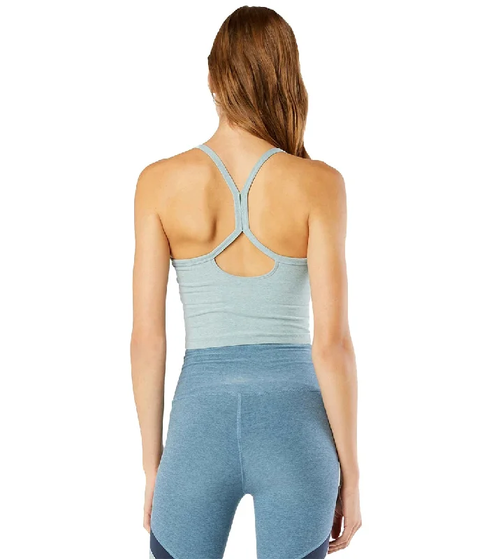 Beyond Yoga Spacedye Slim Racerback Cropped Tank Sage Brush-Agave Green Gorgeous Glamour Collection