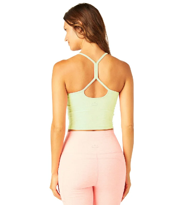 Beyond Yoga Spacedye Slim Racerback Cropped Tank Sunbeam-Earthy Ecru Limited Styles