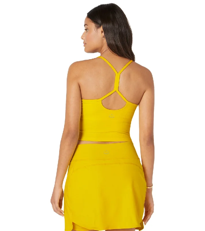 Beyond Yoga Spacedye Slim Racerback Cropped Tank Yellow Flower Heather Buy More, Save More