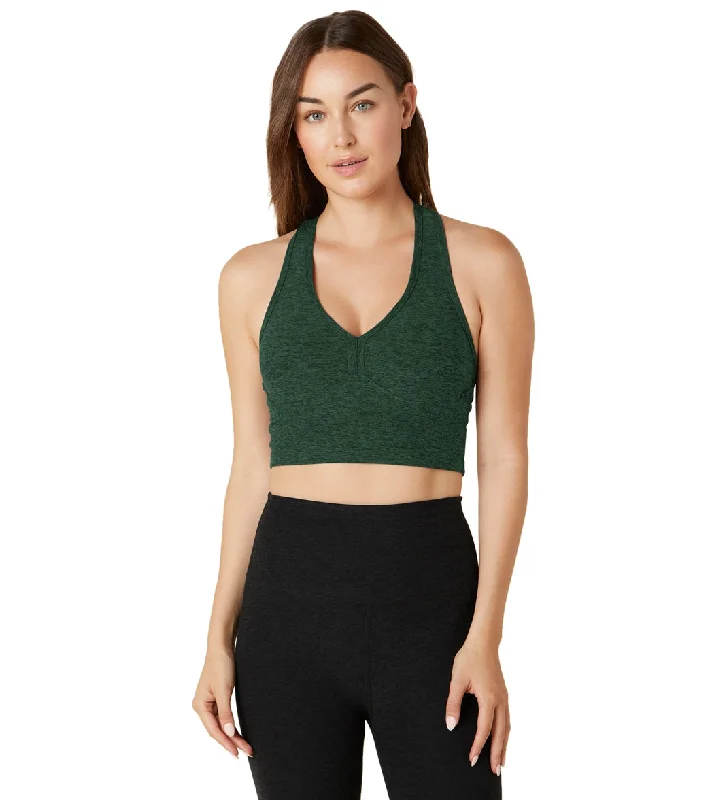 Beyond Yoga Spacedye Spirited Cropped Tank Forest Green/Pine Best Sellers