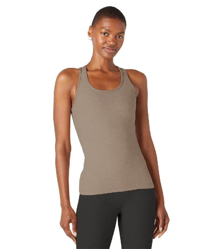 Beyond Yoga Spacedye Step Up Racerback Tank Birch Heather Quality Wear