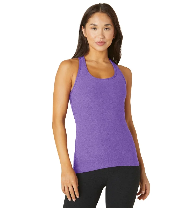 Beyond Yoga Spacedye Step Up Racerback Tank Bright Amethyst Heather Exquisite Craftsmanship