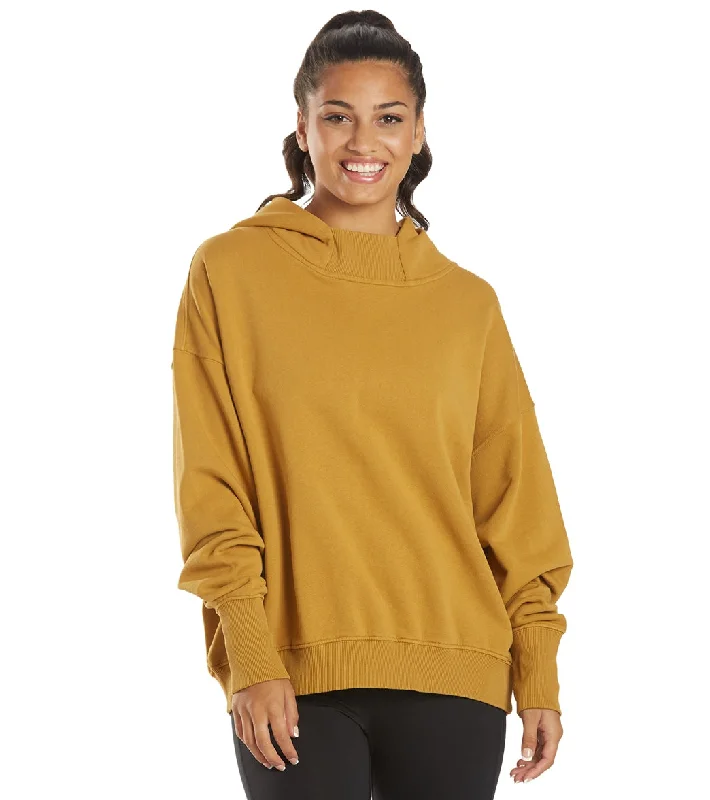 Free People Fast Break Hoodie Burnt Gold Special Offer