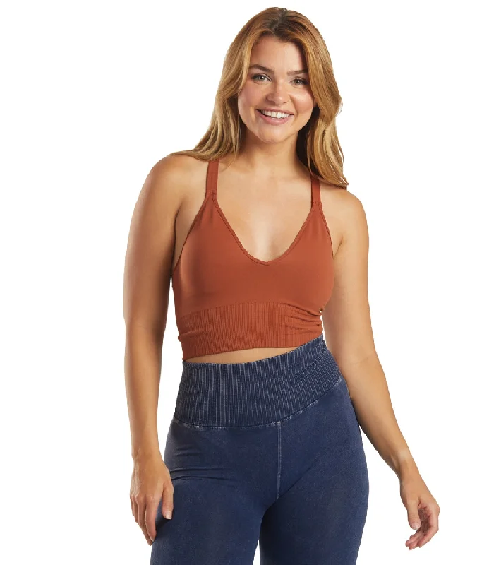 Free People Movement Good Karma Crop Yoga Top Argan Oil Fashion Forward