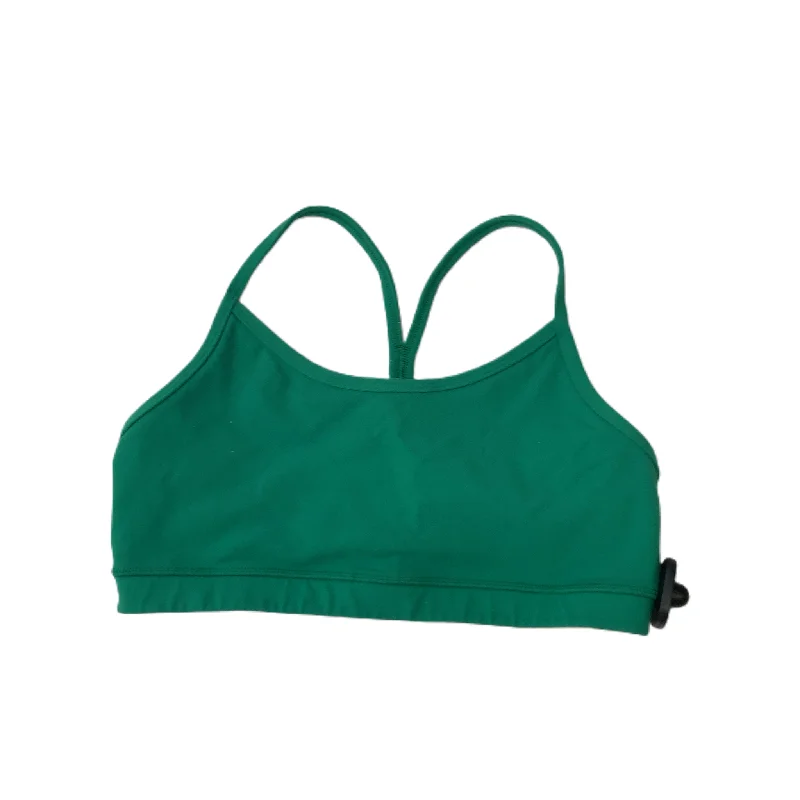 Green  Athletic Bra By Lululemon Flash Sale Starts