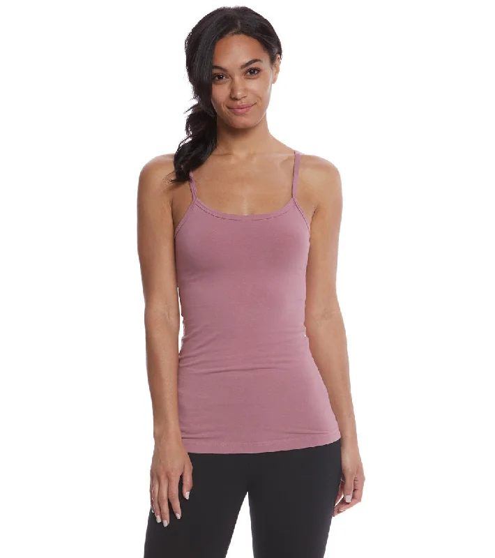 Hard Tail Long Yoga Sport Bra Tank Dusty Rose Seasonal Trend