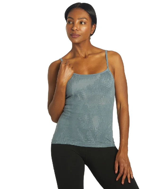 Hard Tail Low Back Yoga Bra Cami Steel Blue Discount Extravaganza