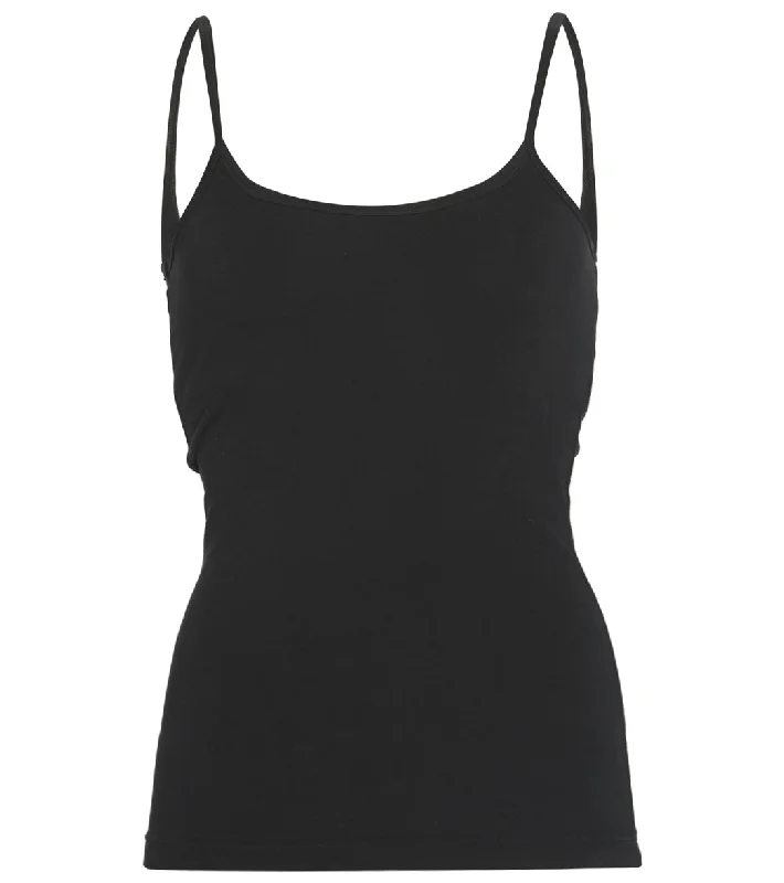 Hard Tail Scoop Back Yoga Tank Black Exclusive Sale